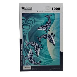 Native Northwest Rare Humpback Whale Puzzle 1000 Pieces Native Art